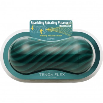Мастурбатор TENGA FLEX FIZZY GREEN Мастурбатор TENGA FLEX FIZZY GREEN