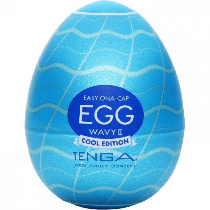 Стимулятор яйцо TENGA EGG WAVY II COOL EGG-013C